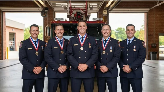 Auszeichnungen für verdiente Feuerwehrleute