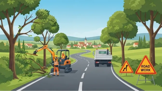 Landesbetrieb Mobilität informiert: Verkehrsbeeinträchtigungen durch Gehölzpflegearbeiten