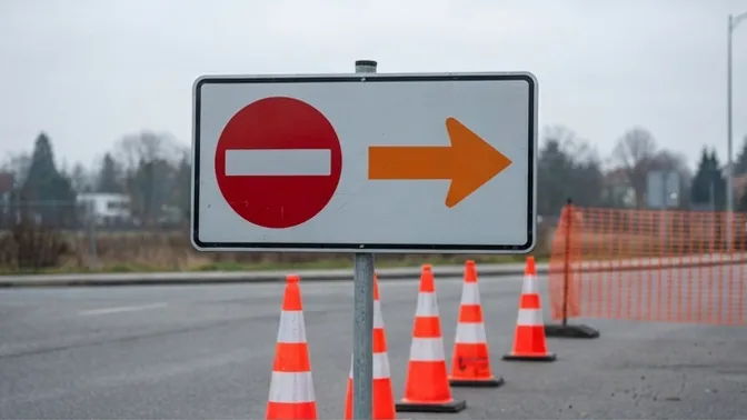 Vollsperrung im OT Bruchmühlbach, Münchenhäuslweg von 26.10. - 04.11.2026
