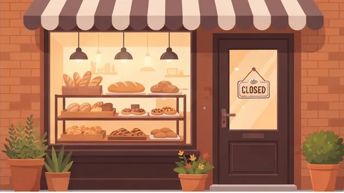 Schließung der Bäckerei Krauss in den Herbstferien