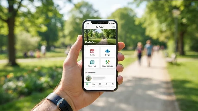Die meinOrt-App bringt lokale Informationen auf das Handy