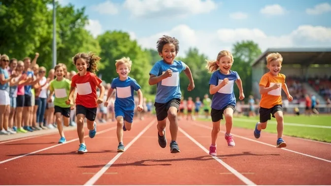 Leichtathletik im SV Börrstadt - beim Kinderleichtathletik Cup in Kaiserslautern