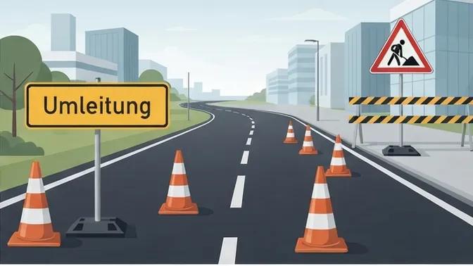 Vollsperrung der L 499 zwischen Waldfischbach-Burgalben und Heltersberg vom 02.11. bis 30.11.2026