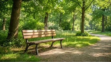 Neue Ruhebank in der Grünanlage am Jakobsbrunnen
