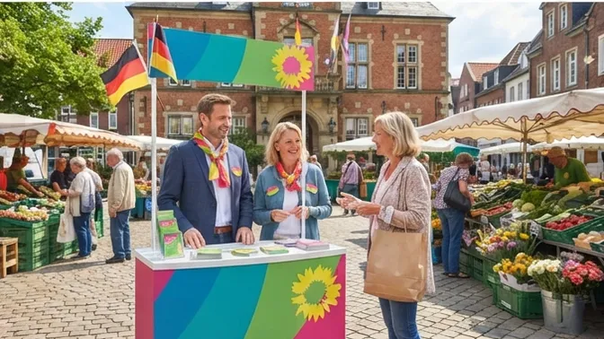 Einladung zum Erntedank auf dem Landstuhler Wochenmarkt mit CDU-Bürgermeisterkandidat Christopher Bretscher
