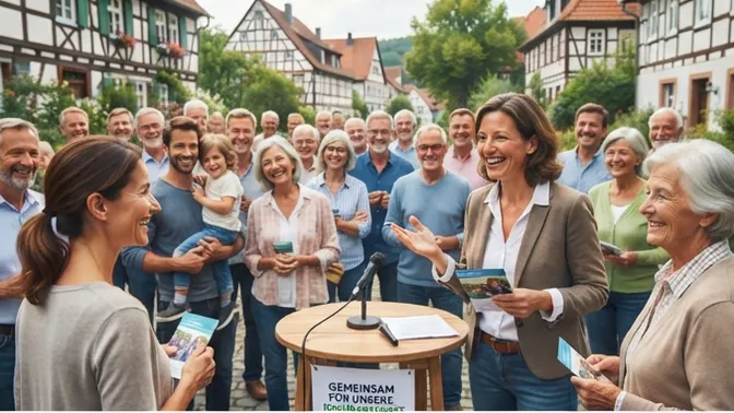 Einladung „SAM on Tour“, unabhängiger Bürgermeisterkandidat Nader Samadi Tehrani in Landstuhl - Melkerei