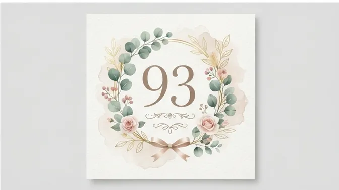 Herzlichen Glückwunsch zum 93. Geburtstag