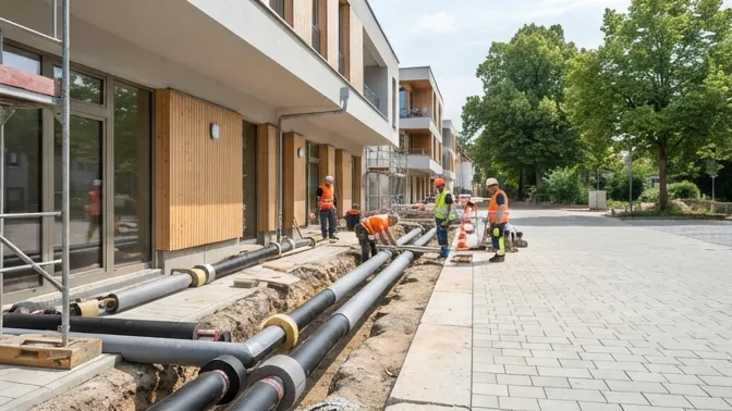 Nahwärmenetz und Schulhöfe in Otterberg fertig!
