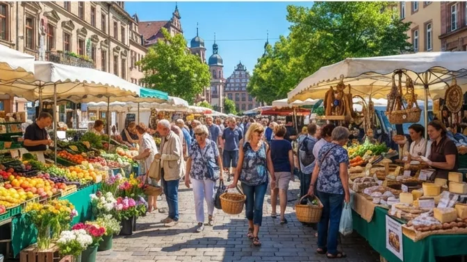 Bauernmarkt lockt tausende von Besuchern nach Ramstein