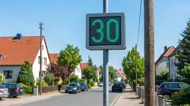 Geschwindigkeitsanzeige