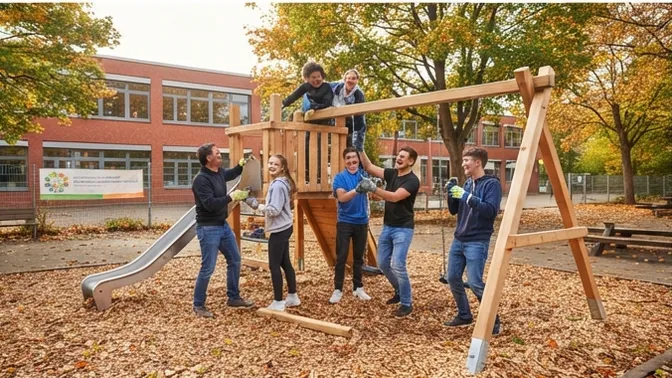Vorankündigung: Arbeitseinsatz auf dem Spielplatz am Schulhof