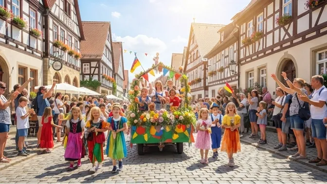 Die Bajasse Kerwe in Alsenborn - SVA und Kita eine gelungene Kooperation