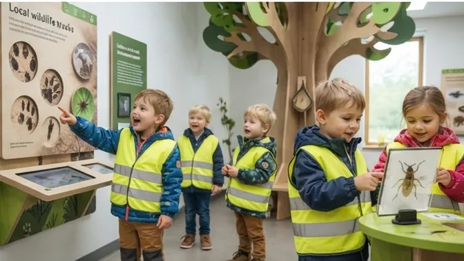 Vorschulkinder der Kath. Kindertagesstätte St. Elisabeth in Kindsbach besuchen das ZAK