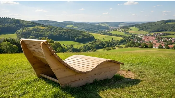Neue Liegebänke für eine Pause im Grünen