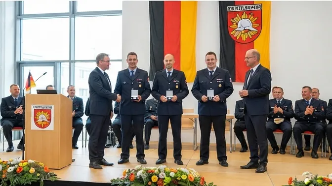 Ehrungen und Verabschiedungen bei der Feuerwehr