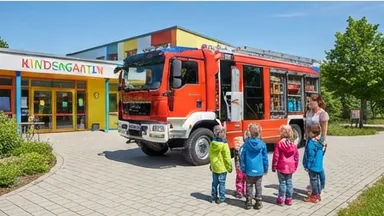 Feueralarmübung in der Kita „Arche Noah“