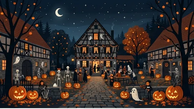 Halloween-Spektakel und Dorfförderverein