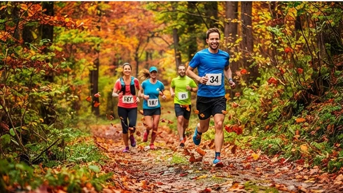 Lauffreunde beim 7-Meilen-Trail