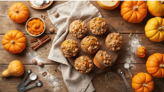 Herbstlicher Rezepttipp: Kürbismuffins