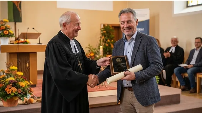 Pirminiusplakette für langjährigen Dienst