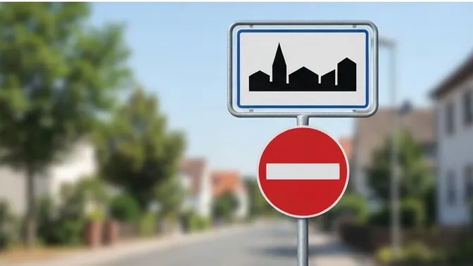 Straßensperrung in Höheinöd anlässlich des Volkstrauertags