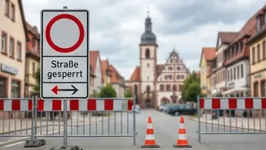 Verkehrsregelung anlässlich des Bauernmarktes
