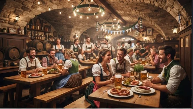 Kerwe wieder im Bierkeller!