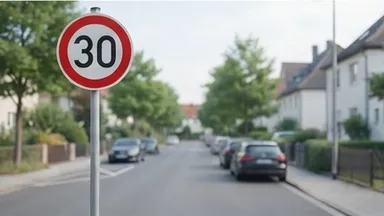 Anordnung: Geschwindigkeitsbeschränkung auf 30 km/h in der L 395 (Kaiserstraße)