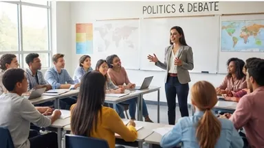 Landrat zu Gast im Sickingen-Gymnasium: Demokratie live erleben