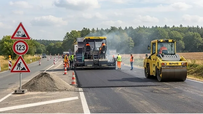 Rund 30 Kilometer Kreisstraßen werden saniert
